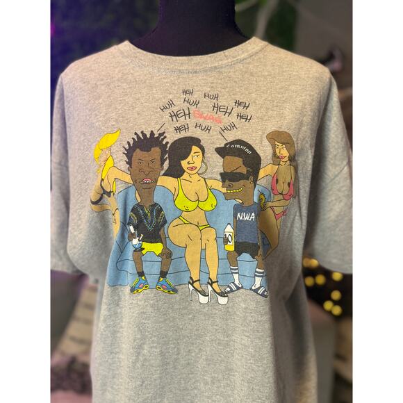 Vintage 10 Deep Beavis and Butthead NWA T Shirt - Picture 4 of 8